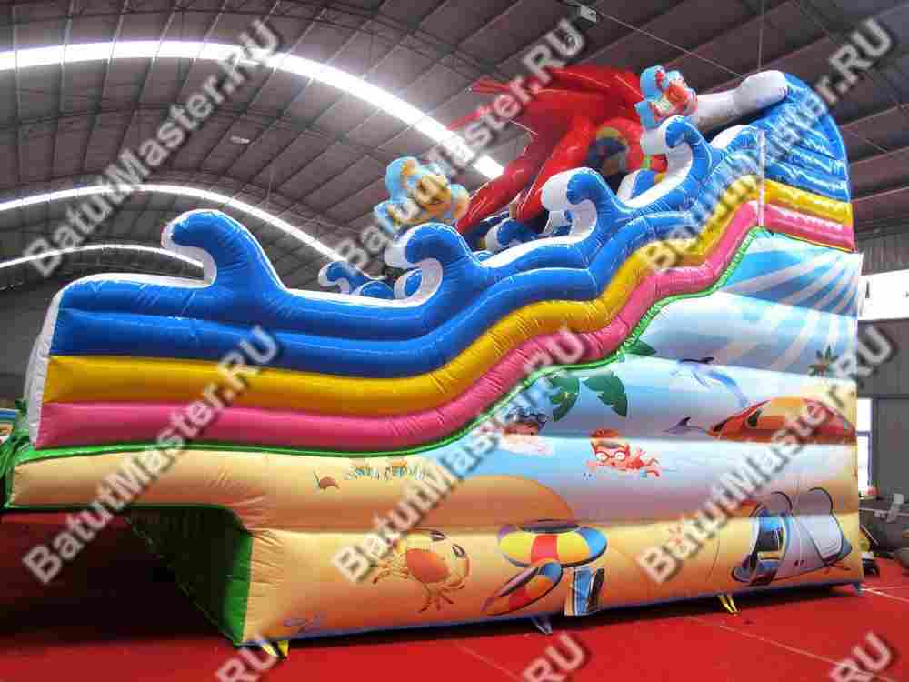 Водная горка для бассейна «Мистер Крабс», 9×6×8,2 м