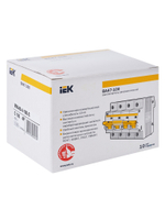 KARAT Автоматический выключатель ВА47-100 4P C 100А 10кА IEK