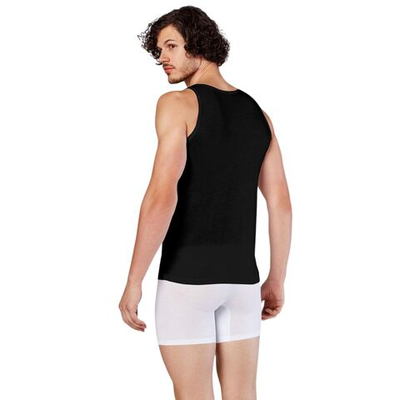 Мужская майка plus size Doreanse Cotton Premium (Размер: 5X) (Цвет: черный)