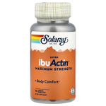 Solaray, Super IbuActin, максимальная эффективность, 60 растительных капсул