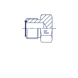Заглушка V (Ш) ORFS 1.11/16-12