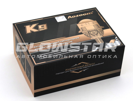 Билед модули Aozoom K9 3.0 дюйма, 2 чипа, 6000K, 12V, 65W/73W, крепление 3R и съемное гаечное (комплект, 2шт)