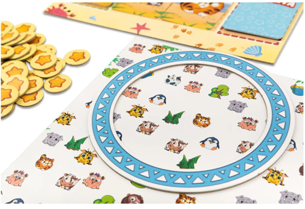 Настольная игра "Зверята"