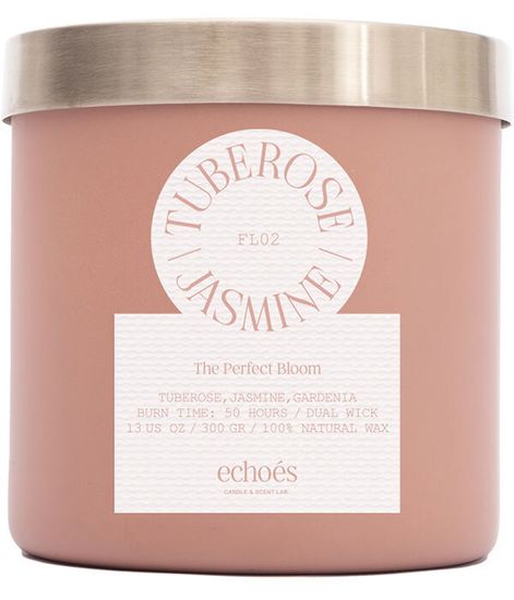 Tuberose & Jasmine, свеча Perfect Bloom collection, Echoes