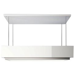 Вытяжка Falmec Levante 120 Белое стекло+рамка из стали