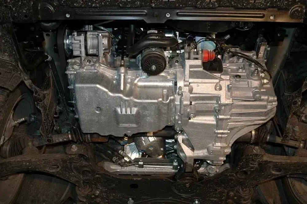 Защита картера и КПП Sheriff для Mazda 3 I (BK) 2003-2009 арт.12.1210