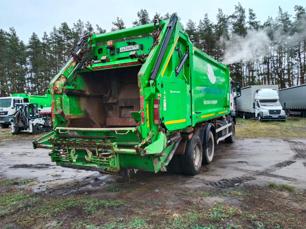 Завод специальной техники GPM* на шасси MAN TGS 6x4 Мусоровоз GPM IV 22H25P (Дизельный, 10,5 л, 360