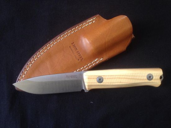 Нож"Bushcraft-R" - клинок Sleipner, рук.дерево олива