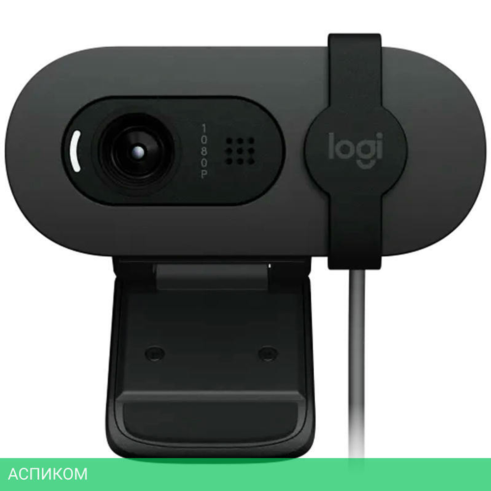 Веб-камера Logitech Brio 90 графитовый (960-001581)