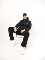 Анорак мужской без утеплителя черный Город Горький