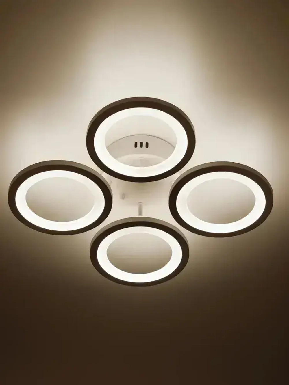 Люстра потолочная светодиодная с пультом ДУ Rivoli белая 88Вт 2800-6300К, светильник на кухню, в детскую, в спальню