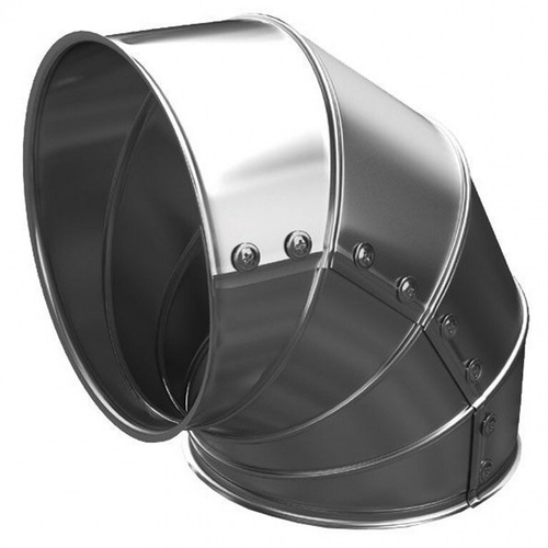 Поворот оцинкованный D145 90гр.