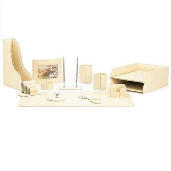 Настольный набор из кожи Cuoietto серии Business из 13 предметов (NBCCr13.1)