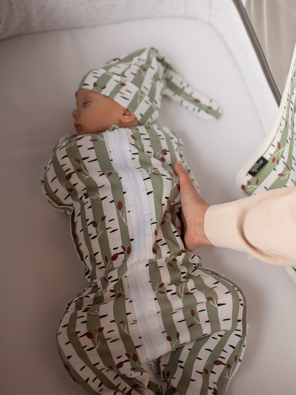 Пелёнка-кокон Mjölk Birch Trees