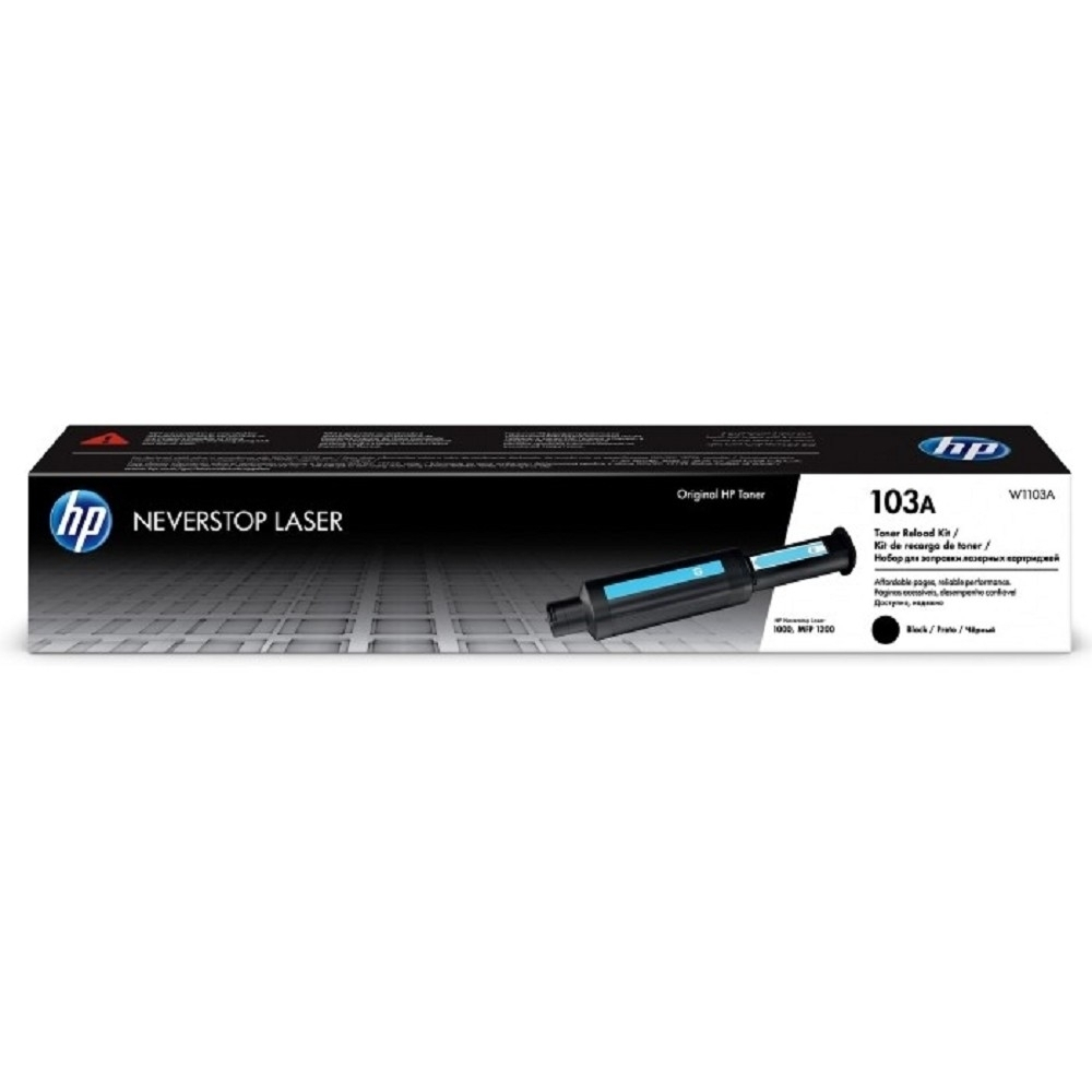 Тонер HP W1103A Заправочный контейнер для принтера HP Neverstop тип 103A черный (2500 стр.)