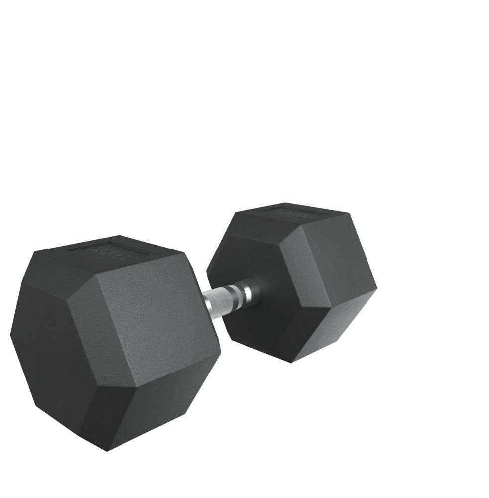 Гантель гексагональная UNIX Fit обрезиненная 35 кг / шт.