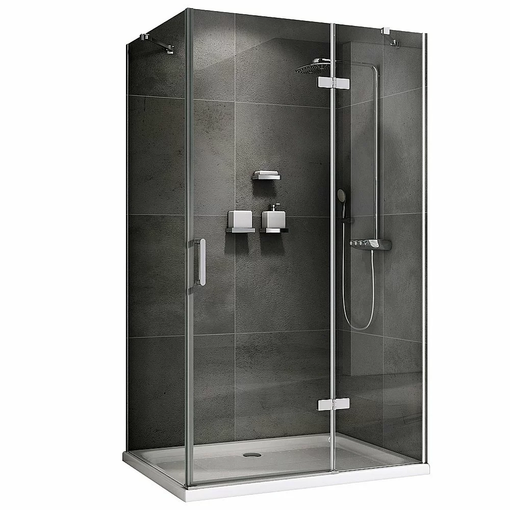 Душевой уголок ABBER Zart AG08110-S71 110x70 стекло прозрачное/профиль хром