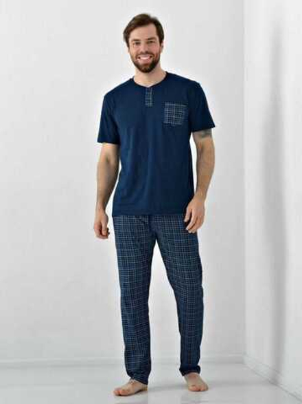 [m]Пижама мужская штаны+футболка 8809