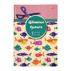 Rəngli kağız 8 list A4