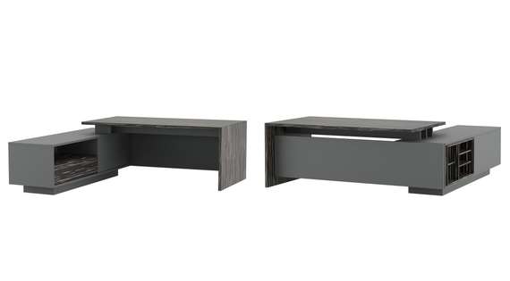 Стол письменный на опорной креденции