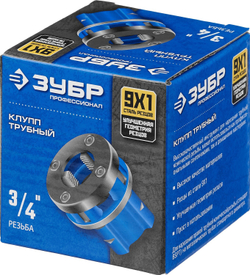 ЗУБР 3/4″, трубный резьбонарезной клупп, Профессионал (28271-3/4)