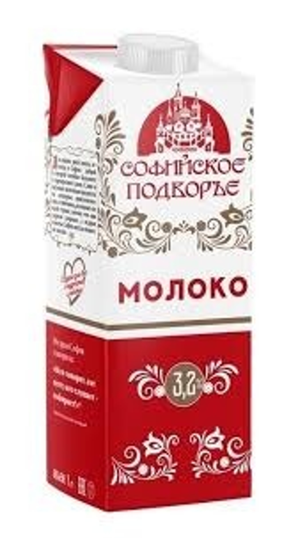 Молоко "Софийское подворье" ультрапастеризованное 3,2% 1л
