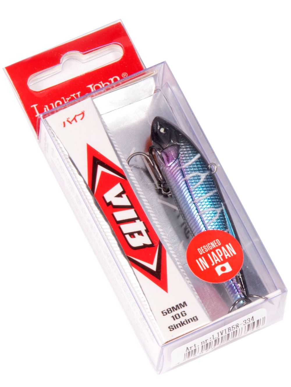 Воблер тонущий вертикальный LJ Pro Series VIB S 58.00/334