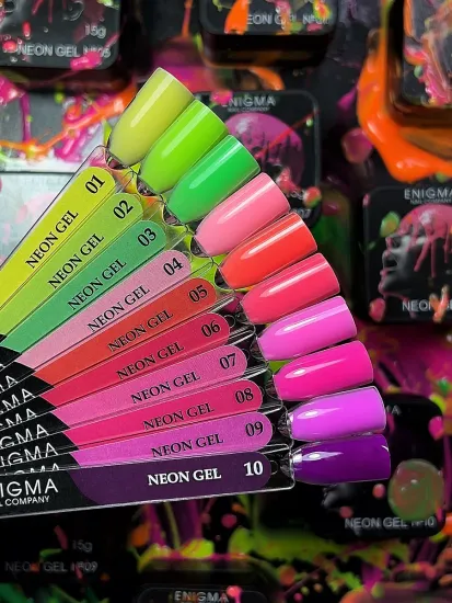 Гель для наращивания ENIGMA NEON gel 04 15g.