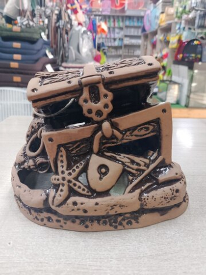 АКВА ЛОГО Декорация "Сундук", 11,5*18*14 см