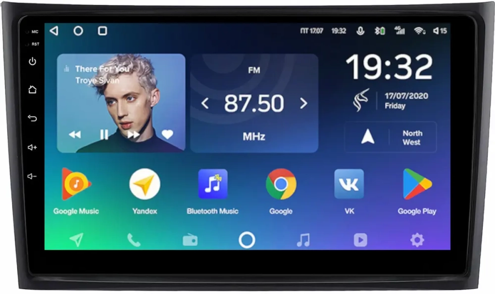 Магнитола для Volvo XC90 2002-2014 (рамка 10 вниз) - Teyes SPRO+ на Android 10, ТОП процессор, 4Гб+64Гб, 4G SIM-слот