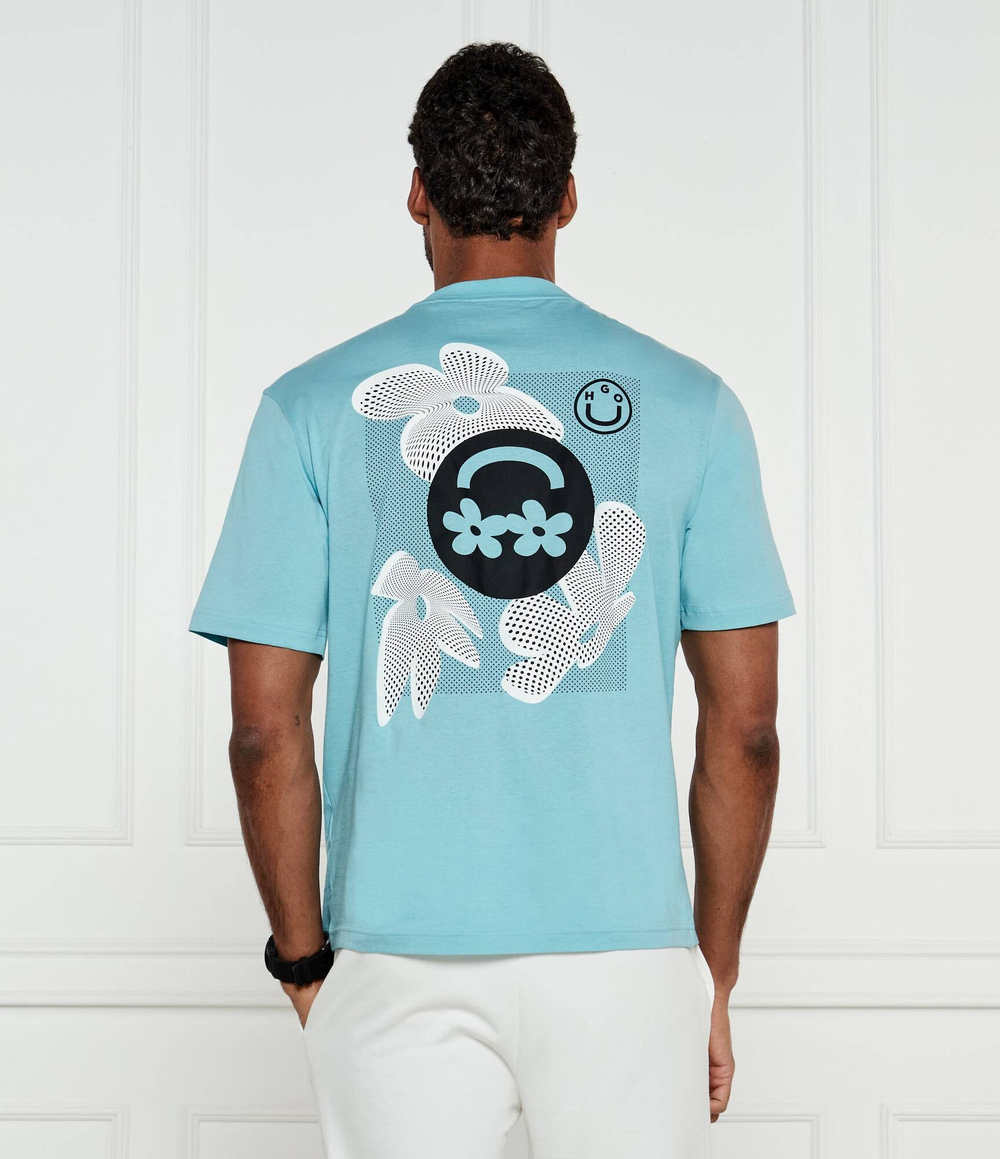 Футболка Nufloro Hugo Blue - голубой(50533387)