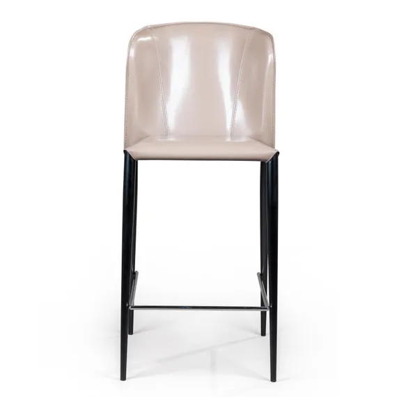 Полубарный стул Albert кожа капучино