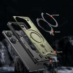 Чехол Magneto Case с кольцом для Xiaomi Redmi Note 13 Pro 4G