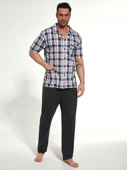 Пижама мужская на пуговицах с коротким рукавом и брюками Cornette  318/43
