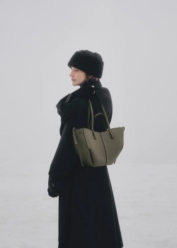 POLENE СУМКА CYME MINI, ДЫМЧАТО-ЗЕЛЕНЫЙ