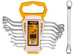 Набор накидных изогнутых ключей 6-22 мм 8 пред. INGCO HKSPA3088 INDUSTRIAL