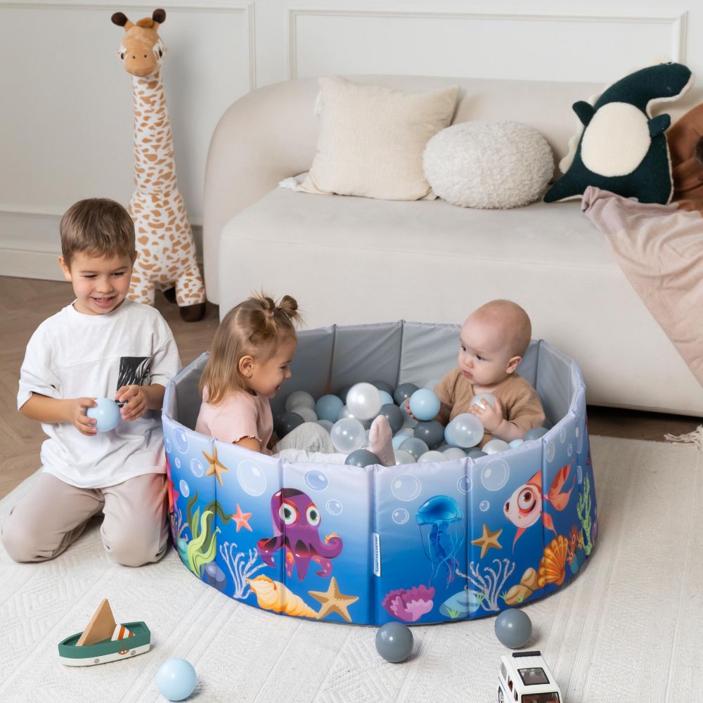 Игрушка Детский сухой бассейн TM Romana Мир приключений Аквариум складной