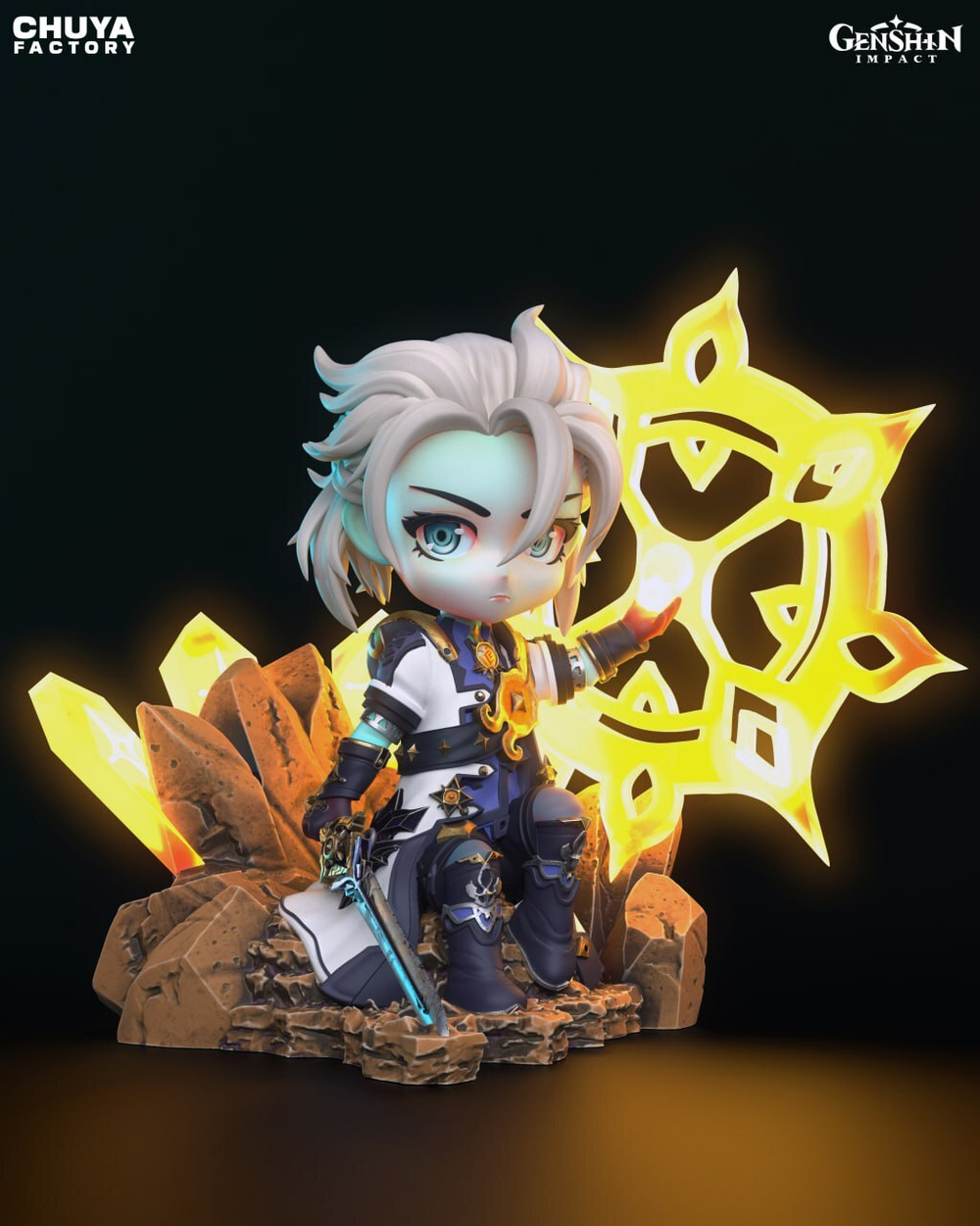Альбедо Genshin Impact Фигурка Чиби