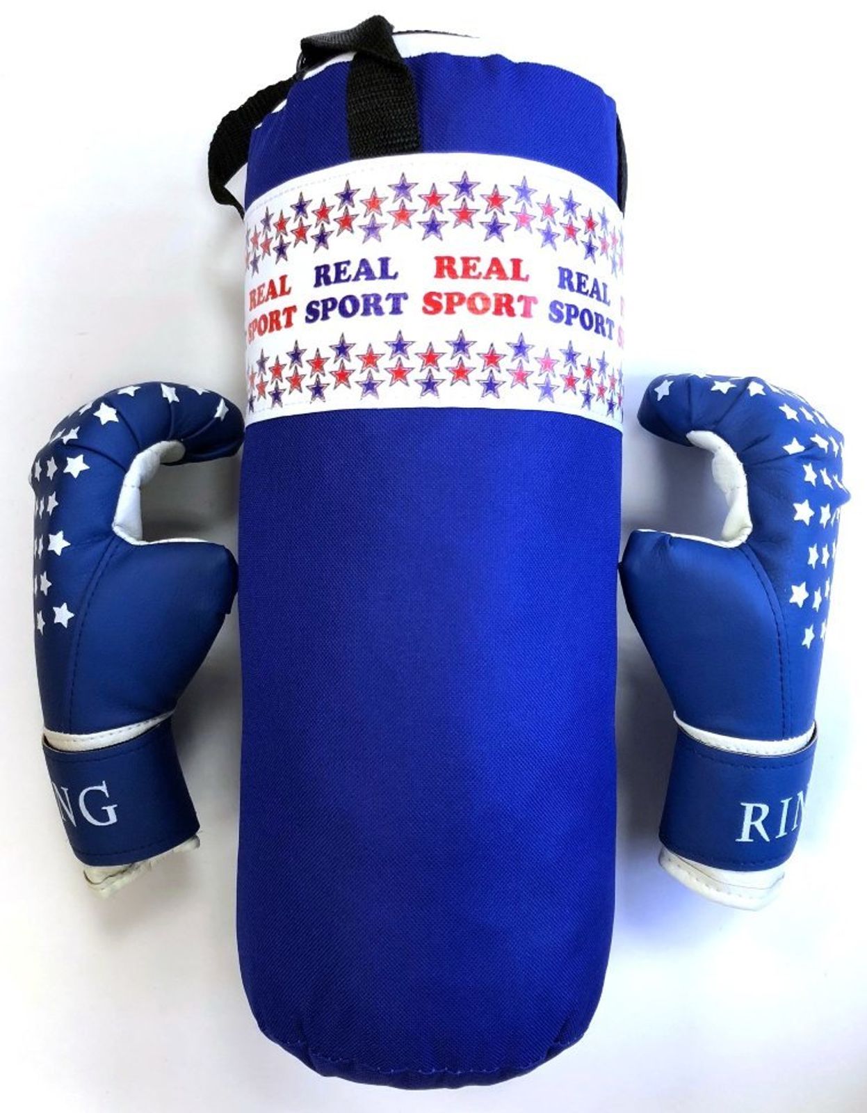 Набор боксерский МИНИ RS250, синий фото №2