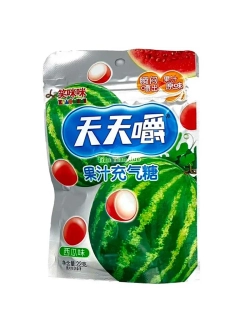 Жевательные конфеты со вкусом Арбуза 22 г * 12 шт