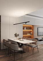 Шинопровод магнитный двусторонний Crystal Lux UX5 CLT 0.126 01 L2000 BL 2м