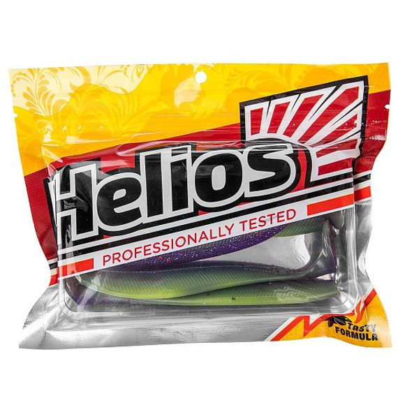Виброхвост Trofey 5.5&#39;/14см Fio &amp; Lime 4шт. (HS-25-014) Helios