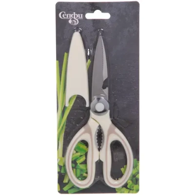 Ножницы кухонные 21см с орехоколом 395