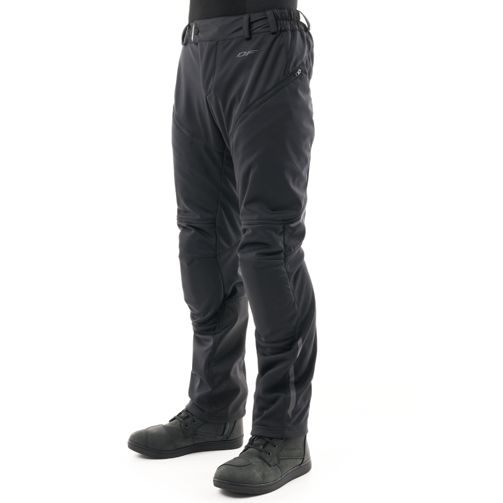 Мотобрюки DF URBAN Man Black с защитой