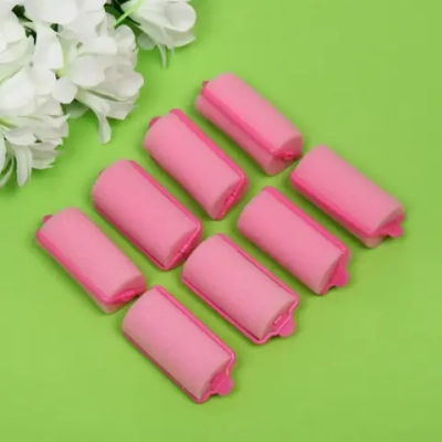 Бигуди поролоновые с зажимом 8шт, цвет микс, d=30мм