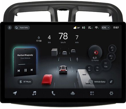 Магнитола для Renault Logan 2, Sandero 2 2014+ (рамка 10) - Teyes CC4-PRO монитор 13" 2K QLED на Android 13, Snapdragon 778G, 8+128, AI, CarPlay, DSP, 4G SIM-слот