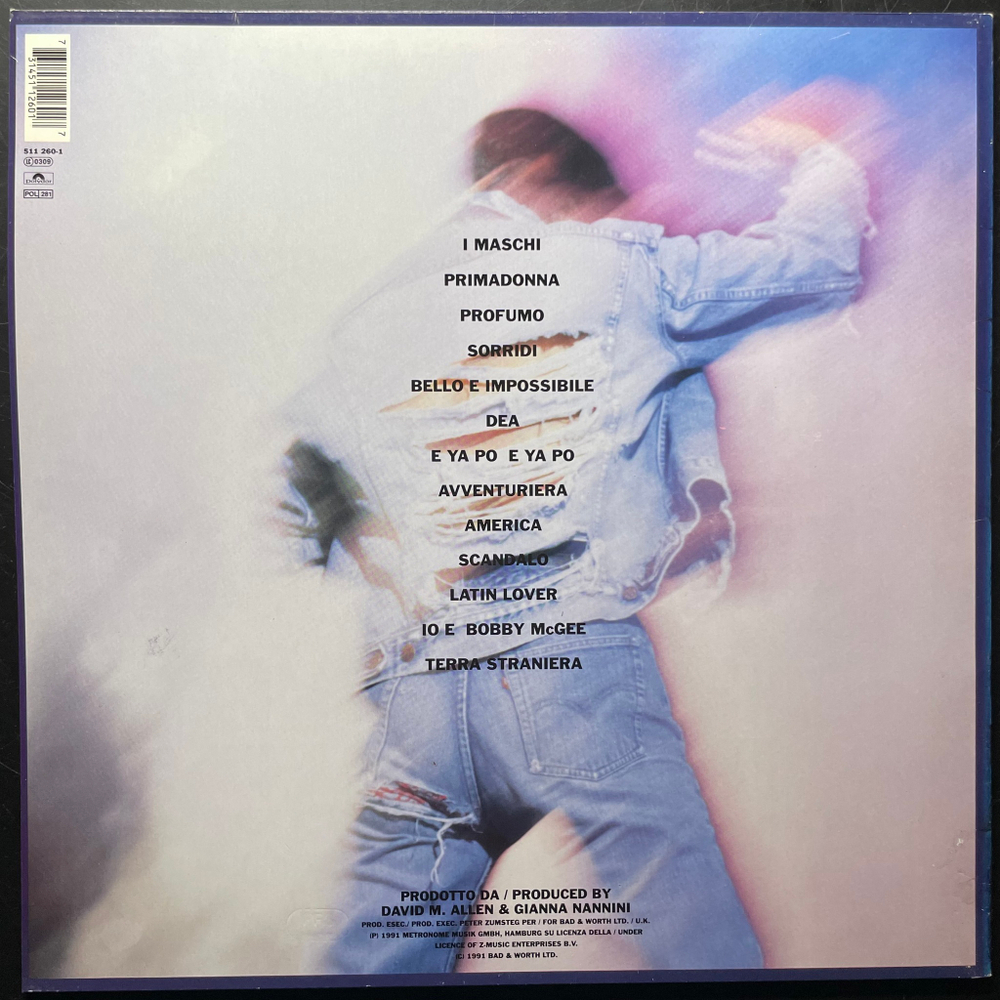 Gianna Nannini ‎– Giannissima (Голландия 1991г.)