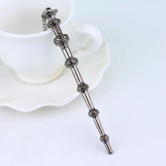 Кулон Гарри Поттер Волшебная палочка Бузинная, р-р цепь 38-41см, подвеска 12см