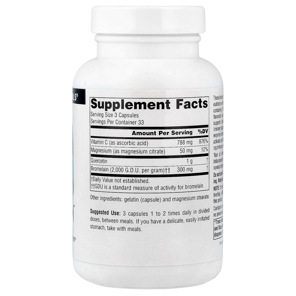 Source Naturals, Activated Quercetin™, 100 капсул