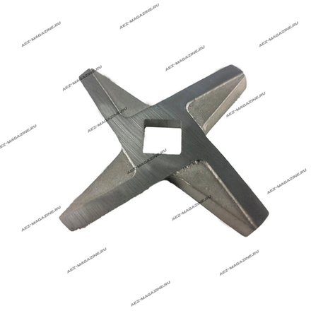 Нож для мясорубок универсальный, посадка 8,2х8,2мм, D-49мм, толщина 3,2мм